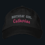 Birthday Girl Personalised Cap, Birthday Party Hat<br><div class="desc">Personalise a birthday cap for the birthday girl.</div>