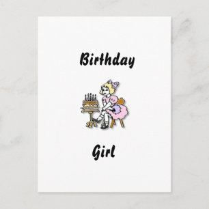 Birthday Girl Postcard
