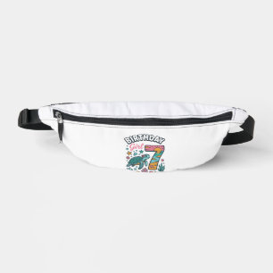 Birthday Girl Sea Turtle 7th Birthday Vector Desig Bum Bags