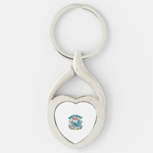 Birthday Girl Sea Turtle 8th Birthday Shirt Design Key Ring