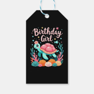 Birthday Girl Sea Turtle Theme Birthday Party Ocea Gift Tags