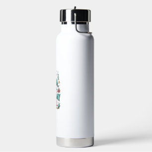 Birthday Girl Sea Turtle Vintage Engraving Shirt_1 Water Bottle