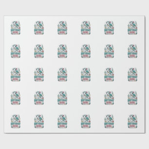 Birthday Girl Sea Turtle Vintage Engraving Shirt_1 Wrapping Paper