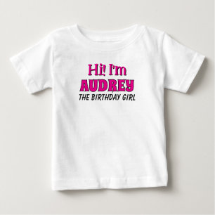 Birthday Girl T-shirt, Birthday T-shirt with Name