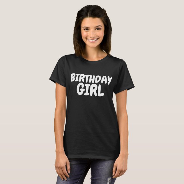 BIRTHDAY GIRL T-SHIRTS (Front Full)