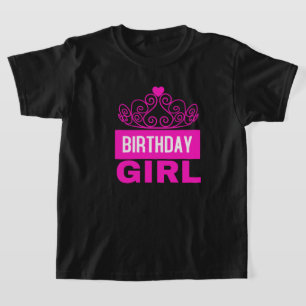 Birthday Girl Tiara  T-Shirt