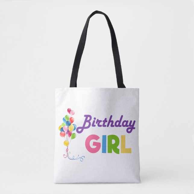 Birthday Girl Tote Bag (Front)