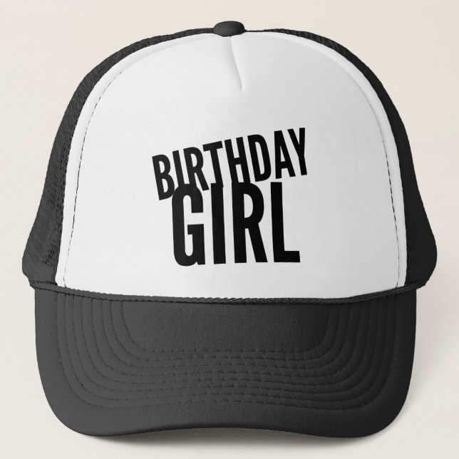 Birthday Girl Trucker Hat (Front)