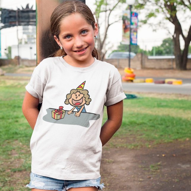 Birthday Girl With A Gift T-Shirt (Creator Uploaded)