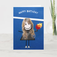 Birthday Girl With Pickleball Paddle and Ball