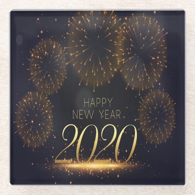 birthday glass coaster (Front)