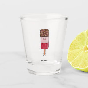 Birthday glass, you're fab popsicle  shot glass