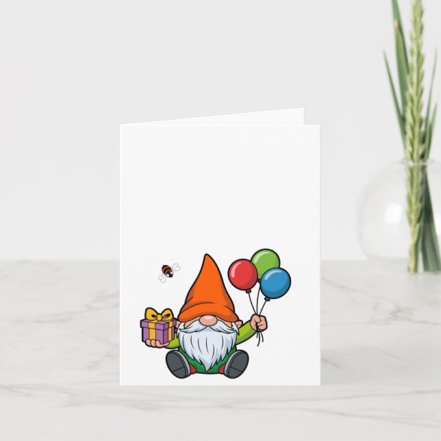 Birthday Gnome Card (Front)