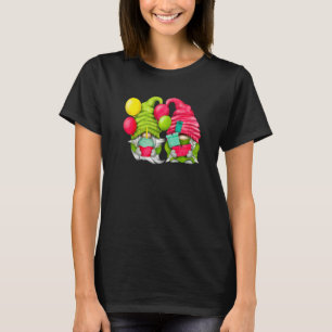 Birthday Gnomes With Balloons For Gardener And Pa T-Shirt