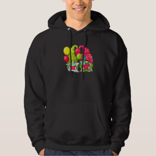 Birthday Gnomes With Balloons For Gardener And Par Hoodie
