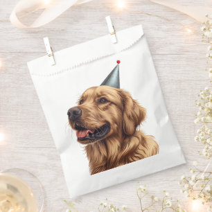 Birthday Golden Retriever Dog Favour Bags