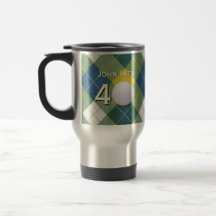 Birthday Golf / Golfing / Golfer Theme Travel Mug