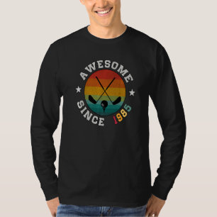 Birthday Golf Player 37 Years Old Awesome Since 1 T-Shirt