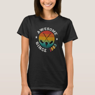 Birthday Golf Player  59 Years Old Awesome Since 1 T-Shirt
