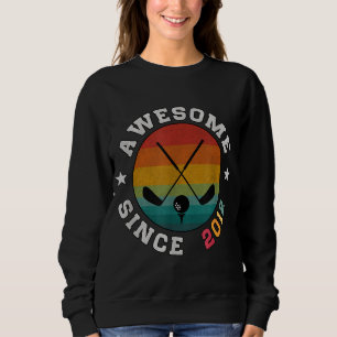 Birthday Golf Player Gift 10 years Old Awesome Sin Sweatshirt