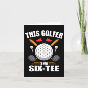 Birthday Golf Shirts For Men 60th Year Old Golfer  Card