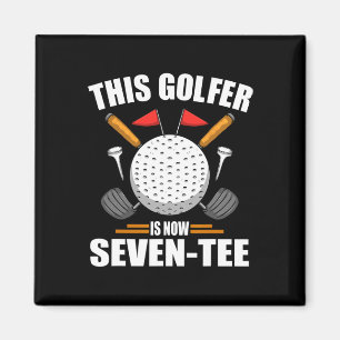 Birthday Golf Shirts For Men 70th Year Old Golfer  Magnet