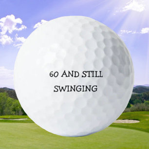 Birthday Golfer Funny 60th happy Dad Golf Balls