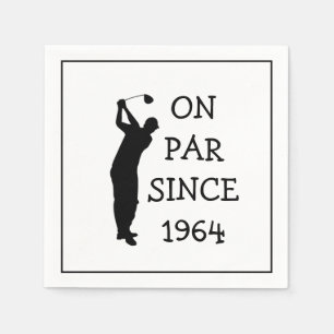 Birthday Golfer Funny 60th happy Dad Par Napkin