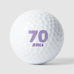 Birthday Golfer Funny 70th happy Mum Par Golf Balls