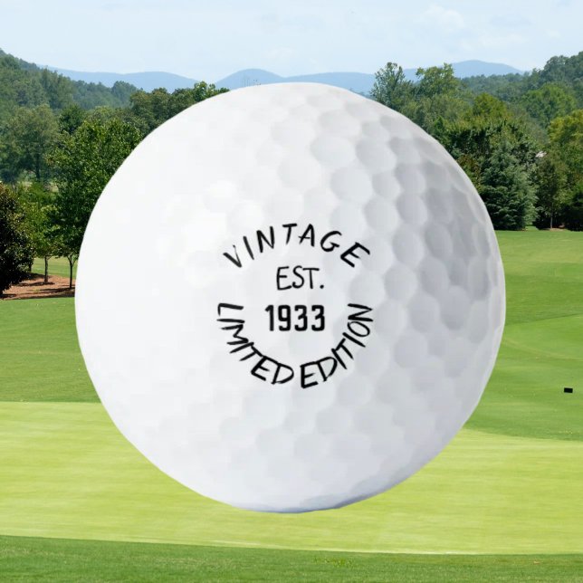 Birthday Golfer Funny 90th happy Dad Golf Balls (Creator Uploaded)