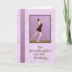 Birthday, Granddaughter, Ballerina Card