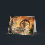 Birthday Granddaughter - Rustic Pump and Well Card<br><div class="desc">English Scenes series
A hand-lever water pump,  well and old carte-wheel bask in the last rays of the dying day - A typical olde-worlde rustic English scene taken in the late summer.



Image code: hrcol152</div>