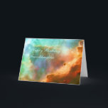 Birthday Granddaughter - The Omega Nebula Card<br><div class="desc">Galaxies, Stars and Nebulae series Like the fury of a raging sea, this bubbly ocean of glowing hydrogen, oxygen, and sulphur gas lies in the extremely massive and luminous molecular nebula Messier 17. This Hubble photograph captures a small region within Messier 17 (M17), a hotbed of star formation. M17, also...</div>