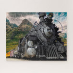 Birthday Grandson. Jigsaw Puzzle<br><div class="desc">HappyBirthday Grandson. Jigsaws Locomotives and Trains, These Jigsaws are made of sturdy cardboard and mounted on chipboard, these puzzles are printed in vivid and full colour. For hours of puzzle enjoyment, give a custom puzzle as a gift today! Size from: 11" x 14" (252 pieces) Up to: super size 20"...</div>