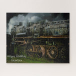 Birthday Grandson. Jigsaw Puzzle<br><div class="desc">Happy Birthday Grandson. Jigsaws Locomotives and Trains, These Jigsaws are made of sturdy cardboard and mounted on chipboard, these puzzles are printed in vivid and full colour. For hours of puzzle enjoyment, give a custom puzzle as a gift today! Size from: 11" x 14" (252 pieces) Up to: super size...</div>