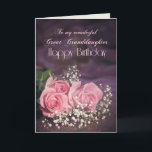 Birthday, Great Granddaughter, with pink roses Card<br><div class="desc">Three beautiful pink roses to send to your Great Granddaughter on her birthday. A gorgeous Birthday card for a Great Granddaughter that you can customise to convey your own sentiments.</div>