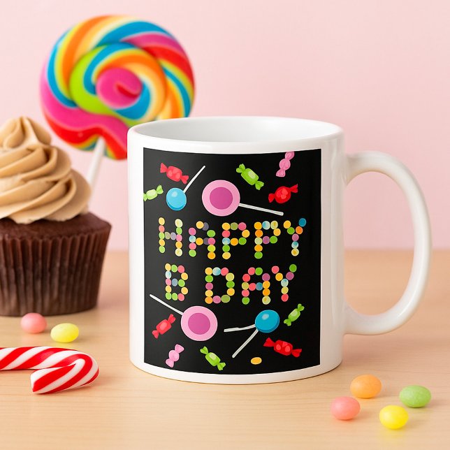 Birthday Greeting Candles Coffee Mug (Creator Uploaded)