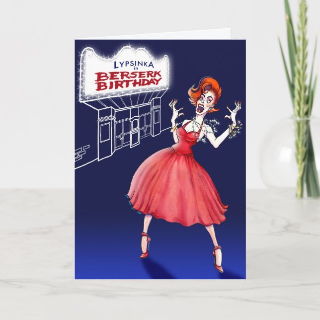 Birthday Greeting Card #1 (greeting inside) (Front)