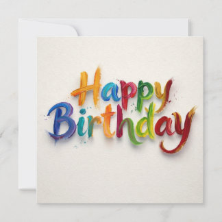 Birthday Greeting Cards 