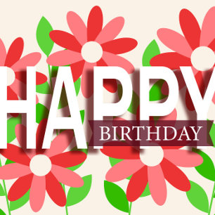 Birthday Greeting Holiday Card