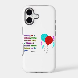 Birthday Greeting Quote iPhone SE + 5/5S Case