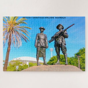 Birthday Greetings Adelaide  Australia Jigsaw Puzzle