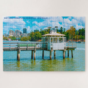 Birthday Greetings Brisbane Australia Jigsaw Puzzle