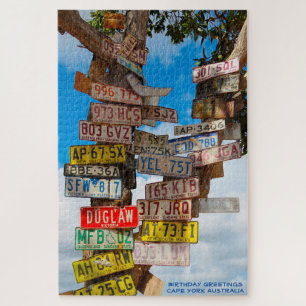 Birthday Greetings  Cape York Australia Jigsaw Puzzle