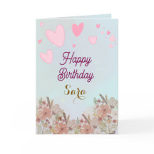 Birthday Greetings Card 