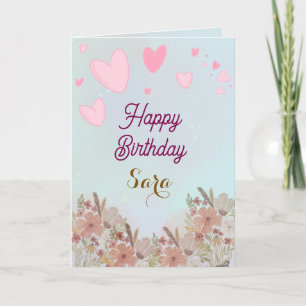 Birthday Greetings Card 