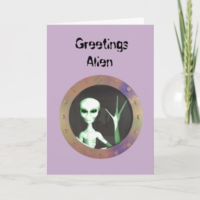 Birthday Greetings Card (Front)