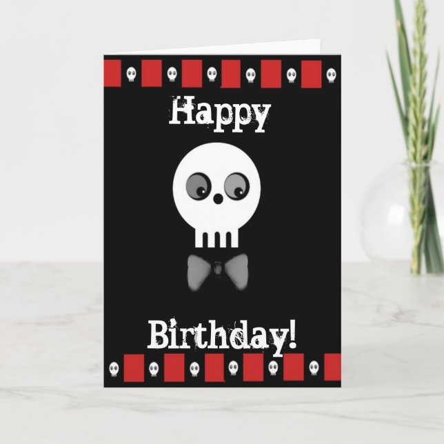 Birthday Greetings Card (Front)