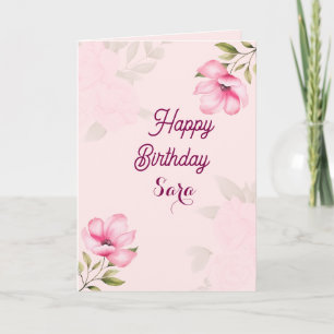 Birthday Greetings Card 
