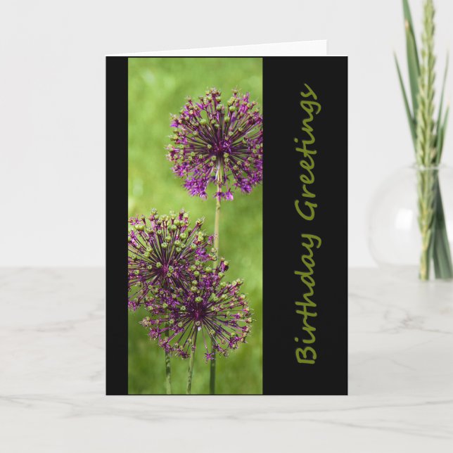 Birthday greetings card (Front)